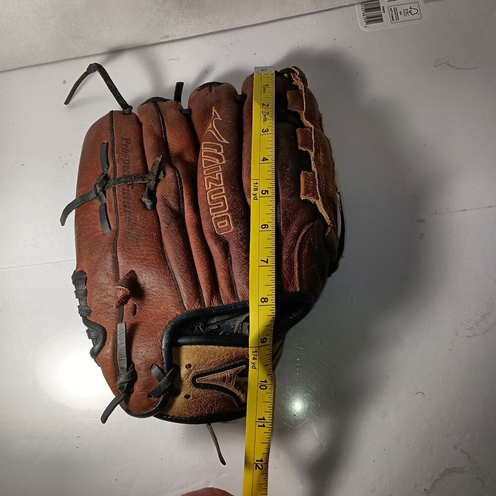 Mizuno Prospect GPF 1200Y1 Youth Baseball Leather Glove Brown/Tan 12" RHT - Picture 6 of 11